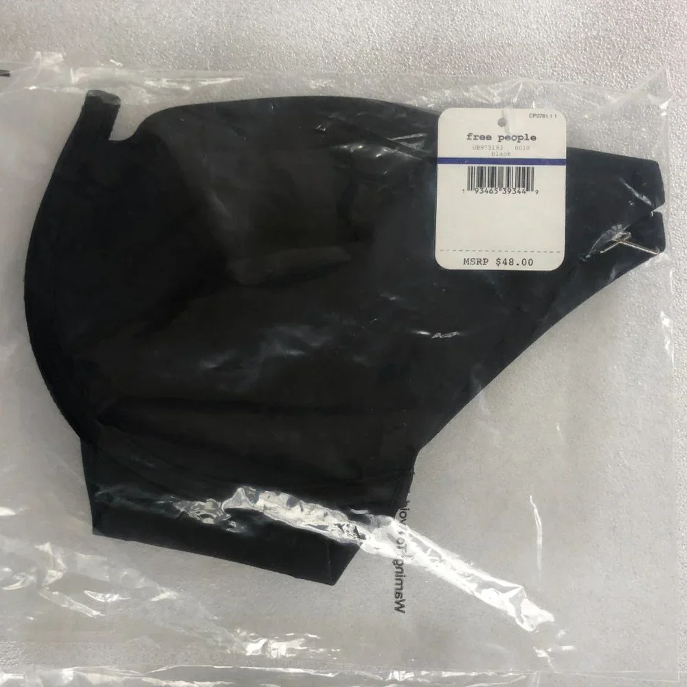 Free People Ari Convertible Bra in Black